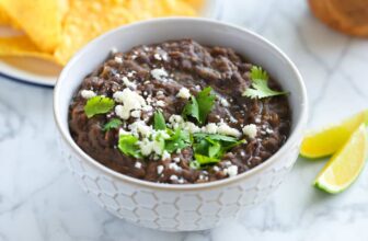 Refried Black Beans Recipe (Better than Store-Bought)